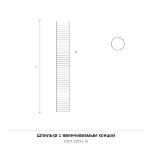 Шпильки ГОСТ 22033